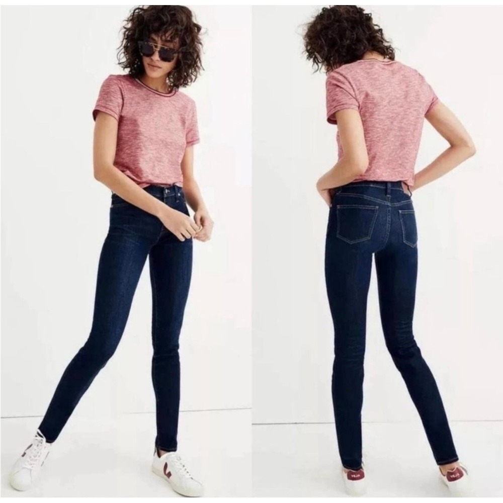 Madewell 9 High-Rise Skinny Jeans Dark Indigo Wash F8990 Size 23